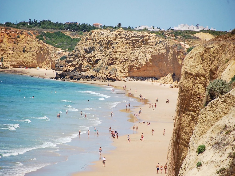 Bucht am Strand von Conil, Costa de la Luz - Spanien